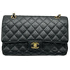 シャネル CHANEL マトラッセ 25 A01112 14番台 ブラック ゴールド金具 キャビアスキン レディース ショルダーバッグ