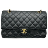 シャネル CHANEL マトラッセ 25 A01112 14番台 ブラック ゴールド金具 キャビアスキン レディース ショルダーバッグ