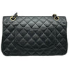 シャネル CHANEL マトラッセ 25 A01112 14番台 ブラック ゴールド金具 キャビアスキン レディース ショルダーバッグ