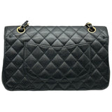 シャネル CHANEL マトラッセ 25 A01112 14番台 ブラック ゴールド金具 キャビアスキン レディース ショルダーバッグ