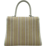 デルヴォー DELVAUX ブリヨンMM ホワイト/マルチカラー レザー レディース ハンドバッグ