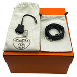 エルメス HERMES ケリー25 内縫い B刻 ブラック シルバー金具 トゴ レディース ショルダーバッグ