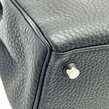 エルメス HERMES ケリー25 内縫い B刻 ブラック シルバー金具 トゴ レディース ショルダーバッグ