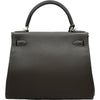 エルメス HERMES ケリー28 内縫い K刻印 エベンヌ シルバー金具 トリヨン レディース ショルダーバッグ