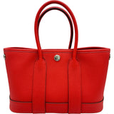 エルメス HERMES ネオガーデンパーティ23 K刻 ルージュラデュー シルバー金具 ネゴンダ レディース ハンドバッグ