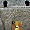 エルメス HERMES バーキン 25 G刻 エトゥープ ゴールド金具 トゴ レディース ハンドバッグ