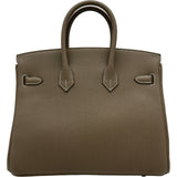エルメス HERMES バーキン 25 G刻 エトゥープ ゴールド金具 トゴ レディース ハンドバッグ