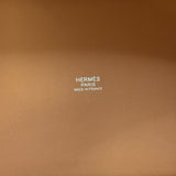 エルメス HERMES ピコタンロックPM クーベルチュール W刻印 ゴールド/ベージュ シルバー金具 トワル レディース ハンドバッグ