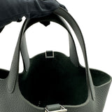 エルメス HERMES ピコタンロックPM エクラ K刻 アルドワーズ/グリプラチナ シルバー金具 トリヨン/スイフト レディース ハンドバッグ