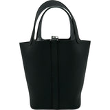 エルメス HERMES ピコタンロックPM エクラ K刻 アルドワーズ/グリプラチナ シルバー金具 トリヨン/スイフト レディース ハンドバッグ