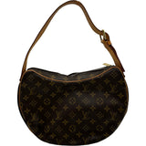 ルイ・ヴィトン LOUIS VUITTON クロワッサンMM M51512 ブラウン モノグラムキャンバス レディース ショルダーバッグ