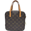 ルイ・ヴィトン LOUIS VUITTON スポンティーニ M47500 ブラウン モノグラムキャンバス レディース ハンドバッグ