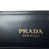 プラダ PRADA シンボル トップステッチ ミディアム 1BA378 ブラック レザー レディース トートバッグ