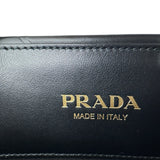 プラダ PRADA シンボル トップステッチ ミディアム 1BA378 ブラック レザー レディース トートバッグ