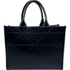 プラダ PRADA シンボル トップステッチ ミディアム 1BA378 ブラック レザー レディース トートバッグ