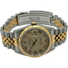 ロレックス ROLEX デイトジャスト 16233 アイボリー/ピラミッド ゴールド/ステンレススチール 自動巻き メンズ 腕時計