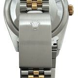ロレックス ROLEX デイトジャスト 16233 アイボリー/ピラミッド ゴールド/ステンレススチール 自動巻き メンズ 腕時計
