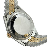 ロレックス ROLEX デイトジャスト 16233 アイボリー/ピラミッド ゴールド/ステンレススチール 自動巻き メンズ 腕時計