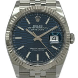 ロレックス ROLEX デイトジャスト36 126234 ブルーテッドモチーフ ホワイトゴールド/ステンレススチール 自動巻き メンズ 腕時計