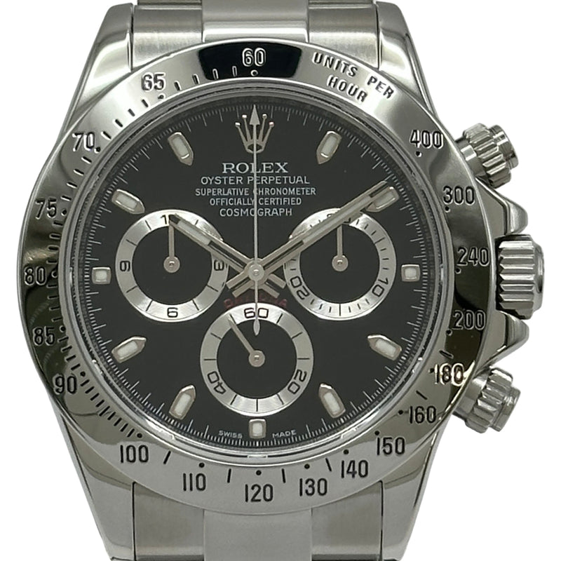 ロレックス ROLEX デイトナ 116520 ブラック ステンレススチール 自動