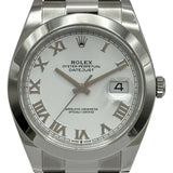 ロレックス ROLEX デイトジャスト41 126300 ホワイト ステンレススチール 自動巻き メンズ 腕時計