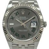 ロレックス ROLEX デイトジャスト41 126334 スレート ホワイトゴールド/ステンレススチール 自動巻き メンズ 腕時計