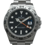 ロレックス ROLEX エクスプローラー2 226570 ブラック ステンレススチール 自動巻き メンズ 腕時計