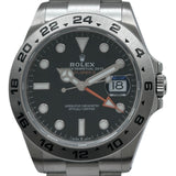 ロレックス ROLEX エクスプローラー2 226570 ブラック ステンレススチール 自動巻き メンズ 腕時計