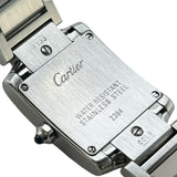 カルティエ Cartier タンクフランセーズ SM W51008Q3 ホワイト ステンレススチール クオーツ レディース 腕時計