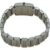 カルティエ Cartier タンクフランセーズ SM W51008Q3 ホワイト ステンレススチール クオーツ レディース 腕時計