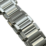 カルティエ Cartier タンクフランセーズ SM W51008Q3 ホワイト ステンレススチール クオーツ レディース 腕時計