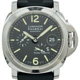 パネライ PANERAI ルミノール パワーリザーブ PAM00090 ブラック ステンレススチール 自動巻き メンズ 腕時計