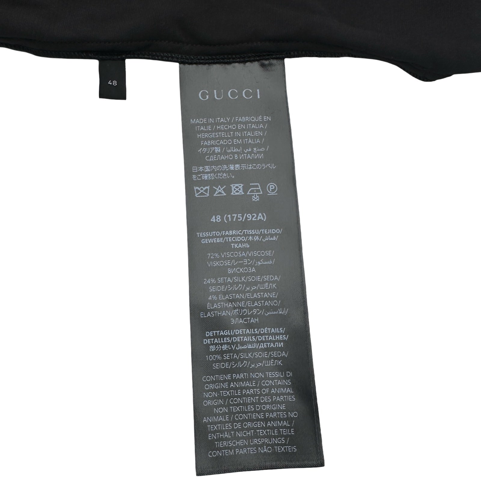 グッチ GUCCI GGストレッチベルベットデヴォレシャツ 860674 ブラック