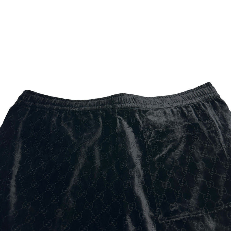 グッチ GUCCI GGストレッチベルベットデヴォレパンツ 864615 ブラック
