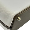 エルメス HERMES ピコタンロックPM カーゴ W刻印 エクリュ/エトゥープ ゴールド金具 トワル スイフト レディース ハンドバッグ