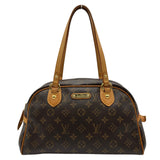 ルイ・ヴィトン LOUIS VUITTON モントルグイユPM M95565 ブラウン モノグラム/レザー レディース ハンドバッグ