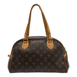 ルイ・ヴィトン LOUIS VUITTON モントルグイユPM M95565 ブラウン モノグラム/レザー レディース ハンドバッグ