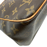 ルイ・ヴィトン LOUIS VUITTON バティニョール M51156 ブラウン モノグラム/レザー レディース ハンドバッグ