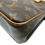 ルイ・ヴィトン LOUIS VUITTON バティニョール M51156 ブラウン モノグラム/レザー レディース ハンドバッグ