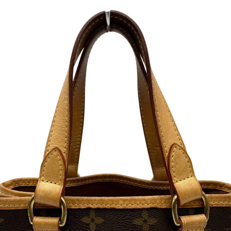 ✨美品✨ルイヴィトン ボディバッグ ユタ スィウ LVロゴ レザー ブラウン ルイ・ヴィトン LOUIS VUITTON バティニョール M51156 ブラウン