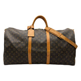 ルイ・ヴィトン LOUIS VUITTON キーポル・バンドリエール60 M41412 ブラウン モノグラム/レザー メンズ ボストンバッグ
