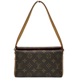 ルイ・ヴィトン LOUIS VUITTON レシタル M51900 ブラウン モノグラム・キャンバス レディース ハンドバッグ