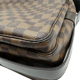 ルイ・ヴィトン LOUIS VUITTON ナヴィグリオ N45255 ブラウン ダミエ・レザー メンズ ショルダーバッグ