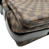 ルイ・ヴィトン LOUIS VUITTON ナヴィグリオ N45255 ブラウン ダミエ・レザー メンズ ショルダーバッグ