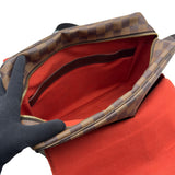 ルイ・ヴィトン LOUIS VUITTON ナヴィグリオ N45255 ブラウン ダミエ・レザー メンズ ショルダーバッグ