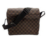 ルイ・ヴィトン LOUIS VUITTON ナヴィグリオ N45255 ブラウン ダミエ・レザー メンズ ショルダーバッグ