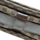 ルイ・ヴィトン LOUIS VUITTON ナヴィグリオ N45255 ブラウン ダミエ・レザー メンズ ショルダーバッグ