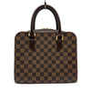 ルイ・ヴィトン LOUIS VUITTON トリアナ N51155 ブラウン ダミエ/レザー レディース ハンドバッグ