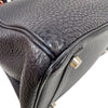 エルメス HERMES バーキン30 □F刻印　(2002年製) ブルーニュイ シルバー金具 フィヨルド ユニセックス ハンドバッグ