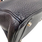 エルメス HERMES バーキン30 □F刻印　(2002年製) ブルーニュイ シルバー金具 フィヨルド ユニセックス ハンドバッグ